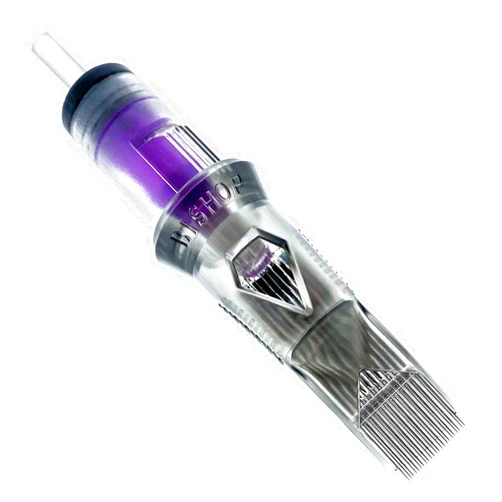 Ink Spot Bishop Tattoo Needle Cartridge DA Vinci V2 Magnum Needles Cartridges (Regular (12), 23M1 Medium Taper)