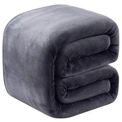 Richave Fleece Blanket Queen Size for All Season 350GSM - Premium Lightweight Anti-Static Throw for Queen/Full Size Bed Extra Soft Brush Fabric Warm Sofa Thermal Blanket 90