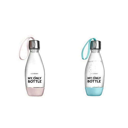 sodastream 0.5 Liter My Only Bottle Pink & Icy Blue, 1 Count Each