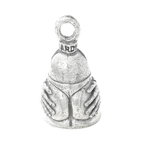 Guardian Bell AssMan Good Luck Bell w/Keyring & Black Velvet Gift Bag | Motorcycle Bell | Lead-Free Pewter | Good Luck Gift to Friends & Family | Bike Bell | Made in USA