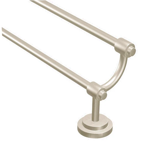 Moen DN0722BN Iso 24-Inch Double Towel Bar, Brushed Nickel
