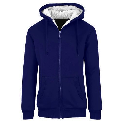 Galaxy by Harvic Men's Heavyweight Sherpa Fleece-Lined Zip Hoodie (Singles & 2-Pack)