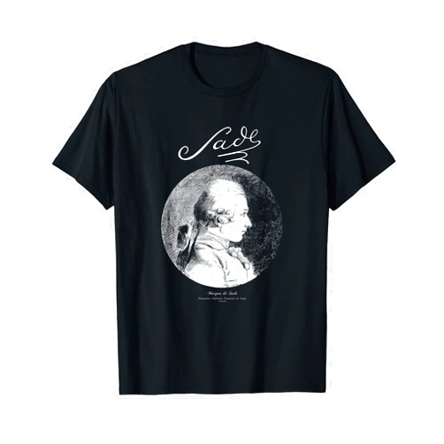 Tfantasy Sade-Marquis de Sade-French Writer,Books T-Shirt