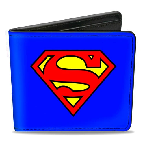 Buckle-Down Wallet Superman Shield Blue/red/Yellow