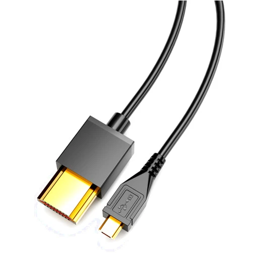 Eanetf HDMI to Micro USB Cable, 1.5M/ 5ft HDMI Male to Micro USB Male Data Charging Cord Converter Connector Cable - 5pin