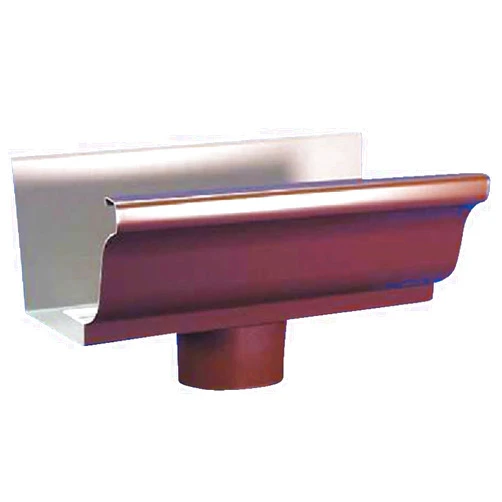 Amerimax Home Products 3301019 Galvanized End with Drop