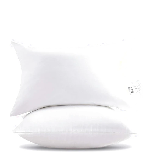HITO 12x20 Pillow Inserts (Set of 2)- 100% Cotton Covering Down Alternative Throw Pillows White for Couch Bed Sofa
