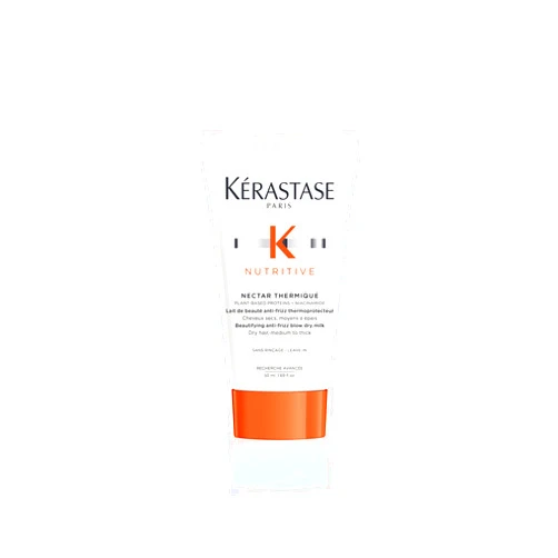 Kerastase Nutritive Nectar Thermique Heat Protecting Leave-In Cream | Deeply Condition and Reduce Frizz | Instant Softness & Shine | With Plant-based Proteins | For Medium to Thick Dry Hair