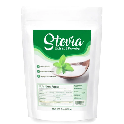 CCnutri Stevia Pure Stevia Powder 7oz(199g), Stevia Sweetener Premium Sugar Substitute, All Natural Pure Sweet Leaf Extract-No Fillers, No Bitterness, Zero Calorie, Highly Concentrated