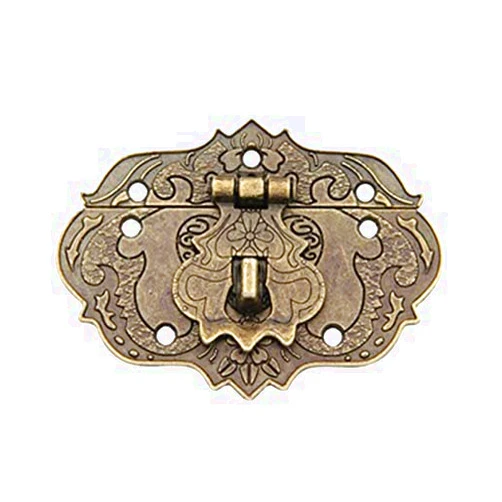 DONGGUA Personalized Love Heart Lock for Couples Men Women Boyfriend Girlfriend Memorial Anniversary Valentine Bridge Padlock(Vintage Hasps)