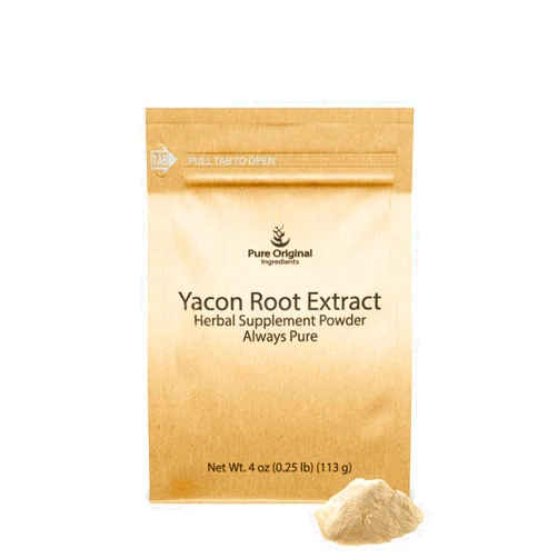 PURE ORIGINAL INGREDIENTS Yacon Root Extract (4 oz) Always Pure, No Fillers or Additives, Herbal Supplement Powder