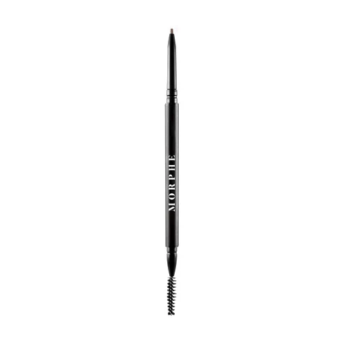 Morphe Micro Dual Eyebrow Pencil - Dual-Ended Brow Pencil Featuring a Retractable, Ultra-Precise, Pointed Tip - Richly Pigmented, Smooth-Gliding, Long-Lasting Wax Formula - Java (0.003 oz)