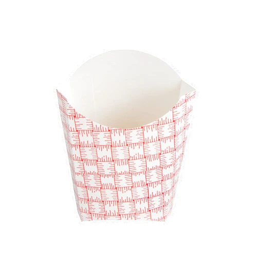 Georgia-Pacific Dixie Large Fast Food French Fry Carton by GP PRO (Georgia-Pacific), FF3RP, Red Plaid, 1,000 Count