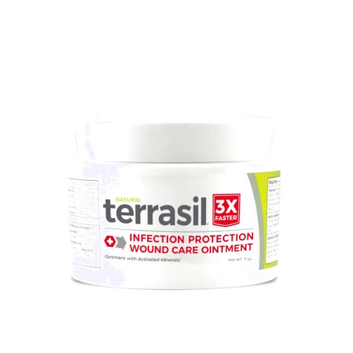 terrasil Wound Care 3X - Wound Healing Ointment, Relief from Bed Sores, Pressure Sores, Ulcers, Blisters, Cuts, Scrapes, & Burns - Hypoallergenic Approved (7 oz)
