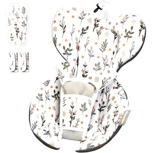 Mamatepe Infant Insert Compatible with 4moms RockaRoo and MamaRoo Multi-Motion Baby Swing for Newborn,Soft & Cool Mesh Fabric, Reversible Design,Newborn Insert with Head and Body Support,Machine Washable