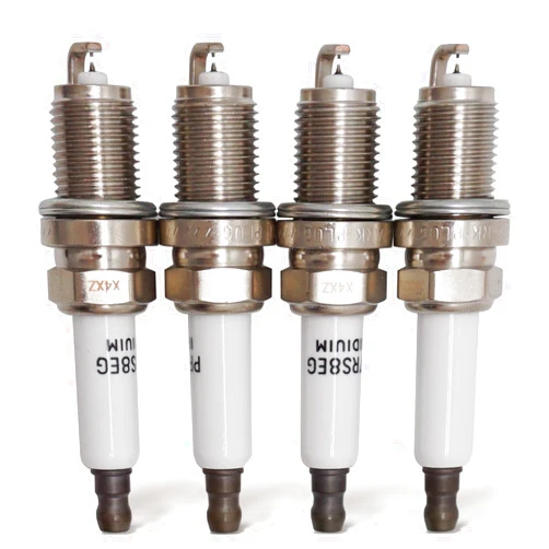 X4XZ Double Iridium Spark Plug Compatible with AUDI A3 A4 A5 A6 Q3 Q5 R8 RS5 TT VOLKSWAGEN CC Jetta Golf Passat Tiguan Chevy Cruze Sonic Trax Volt 1675 PFR7S8EG (Pack of 4)