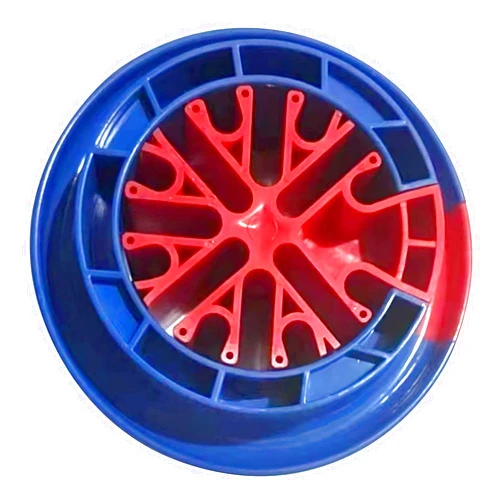 Pilarmuture Cable Organize Tool,Wire Comb,Wire Organizing Tool,Network Cable,Cable Organizing Kit,Category 5/6 Universal Cabling Cable Management Tool, Prevent Entanglement Carding(Blue+Red)