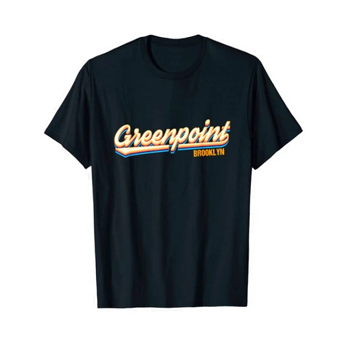 Flashcat Brooklyn NY Neighborhood Brooklynite Tees Retro Greenpoint Brooklyn Gift NYC New Yorker Brooklynite T-Shirt
