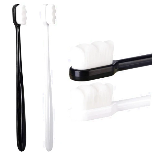 Hongjin Extra Soft Toothbrush, Ultra Soft-bristled Adult Toothbrush Micro Nano 15000 Floss Bristle Good Cleaning Effect for Sensitive Teeth Oral Gum Recession