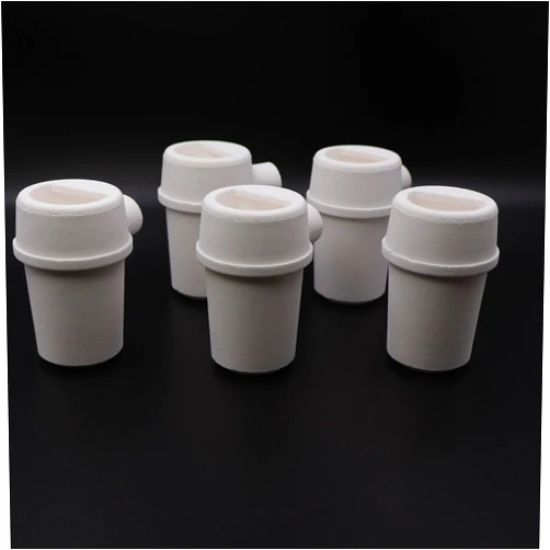 RUCYAI 1 Pcs Dental Lab Silica Quartz Zirconia Centrifugal Casting Crucibles