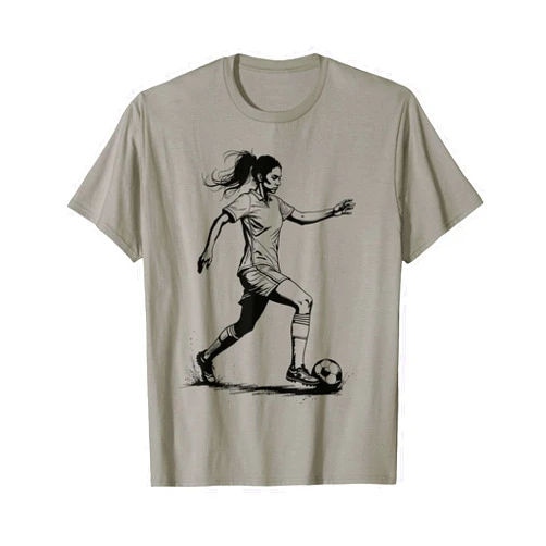 Soccer Lover Gifts for Soccer Player V9Z Soccer, for Girl | Women, Teen Girls, Youth | Soccer Player T-Shirt