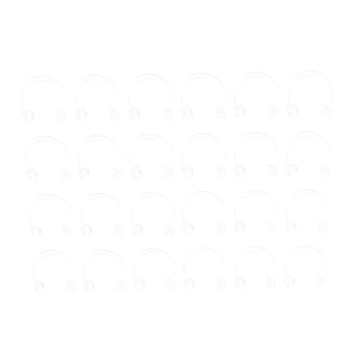 SOIMISS 18pcs Eyebrow Rings Piercings Corkscrew Cute Tongue Rings Tongue Sinselect Eyebrow Jewelry Gauge Jewelry Kit Lip Kit
