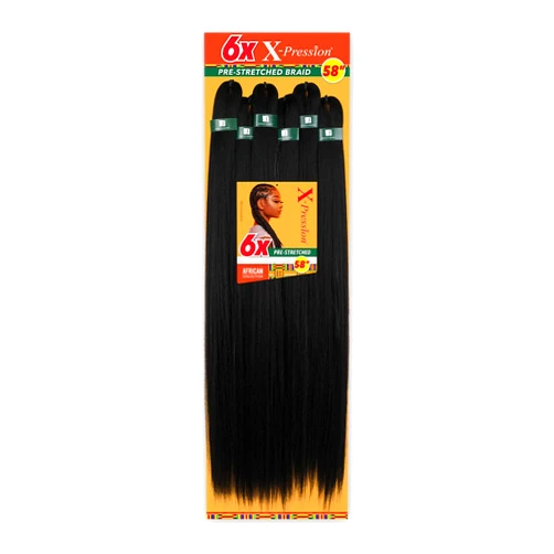 Sensationnel Braids African Collection 6X X-Pression Pre-Stretched Braid 58