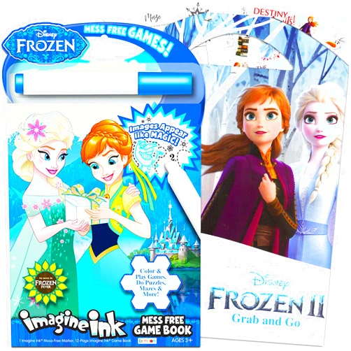 Disney Frozen Bundle with Frozen Imagine Ink Book and Frozen Sticker Pack