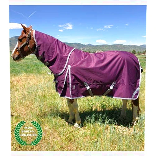 212 Main 78 in. Boreas Purple Turnout Blanket 1200 Denier with 350 gm Lining & Reflective Stripes