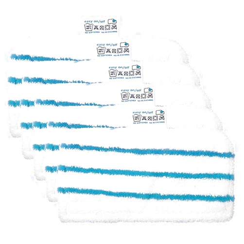 Hovico 5 Pack Washable Microfiber Steam-Mop Cleaning Pads Compatible with All Black+Decker Steam Mops, SM1600, SM1610, SM1620, SM1630, SMH1621, HSMC1300FX, HSMC1321, HSMC1361SG