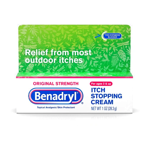Johnson & Johnson Benadryl Cream Original Strength 1 oz.