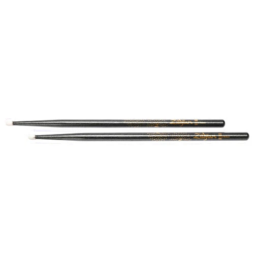 Avedis Zildjian Company Zildjian Z Custom Limited-edition Drumsticks - 5B, Nylon Tip, Black Chroma