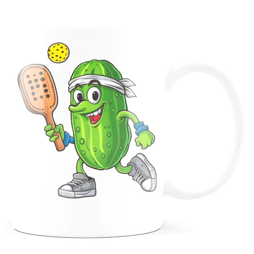 Ss68coprintgift Funny Pickleball Player Paddleball Lover Memory Pickleball Ceramic Mug Pickleball Lovers Gifts For Dad Mom Grandma Grandpa Husband Wife Coffee Cup (White, 11 oz), White11ozmug
