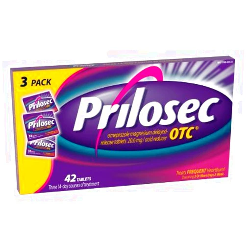 Prilosec OTC- Delayed-Release Acid Reducer, 42ct (2 Pack)