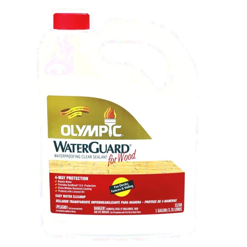 PGG-Olympic/Deft Olympic Waterguard Waterproofing Wood Sealant Voc Exterior Clear 1 Gl Voc