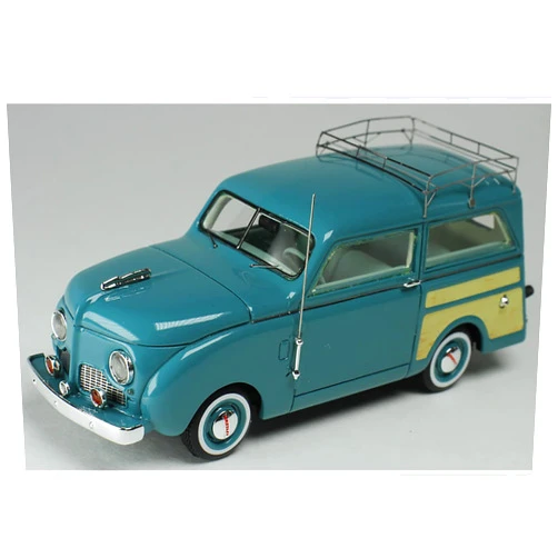 Goldvarg Collection 1949 Crosley Station Wagon Medium Blue w/Roof Rack & Light Blue Interior Ltd Ed to 240 pcs Worldwide 1/43 Model Car by Goldvarg Collection GC-063 A