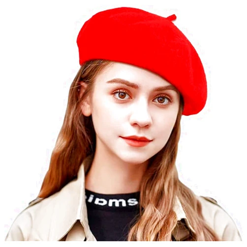 HengwoYS Women's Beret Hats – Chic French Berets for Women, Premium Wool Beret – A Classic Wardrobe Addition for Stylish Women