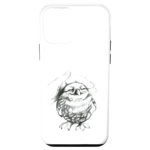 Süße Eulen Familien Design Shirt Damen Herren iPhone 12 mini Sweet Owl Will Be Painted Shirt Baby Owl Black White Case