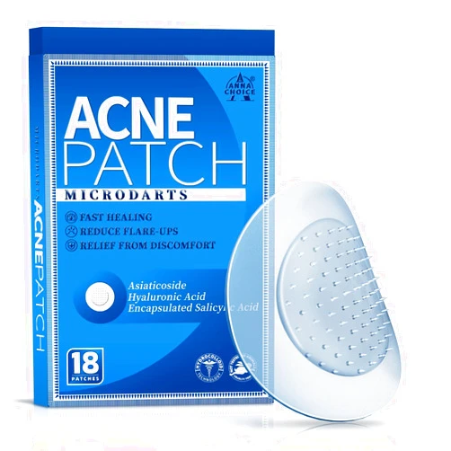 AnnaChoice Microdarts Acne Patches For Face, with Hyaluronate,Salicylic Acid-Hydrocolloid pimple patch Cute-18 patches