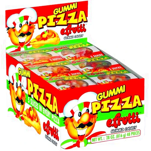E.frutti E Frutti Gummi Candy Pizza - 48'S, .6-Ounce (Pack of 48)