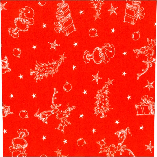 Generic Robert Kaufman How The Grinch Stole Christmas by Dr. Seuss ADED 21780 223 Red Outline Toss