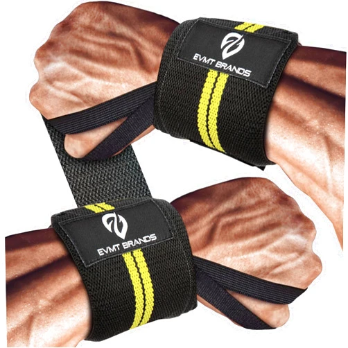 EVMT Brands EVMT Premium Weightlifting Wrist Wraps - Durable Wrist Straps for Weightlifting, Enhanced Wrist Support, Ideal Lifting Straps and Wrist Wraps for Weightlifting