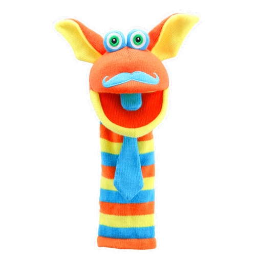 The Puppet Company - Knitted Puppet - Mango, 15 inches