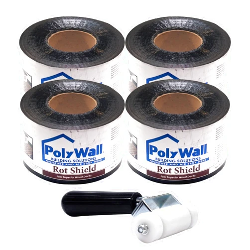 POLYGUARD Poly Wall - Rot Shield Joist Tape for Decking, 4