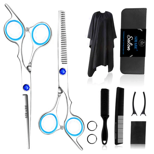 Sirabe Hair Cutting Thinning Scissors Set 6
