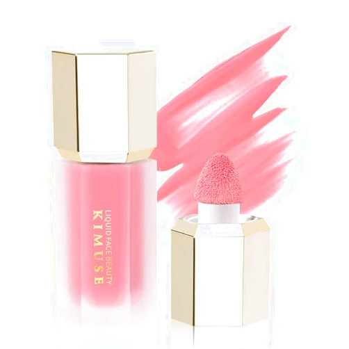 KIMUSE Soft Cream Blush Makeup, Liquid Blush for Cheeks, Weightless, Long-Wearing, Smudge Proof, Natural-Looking, Dewy Finish