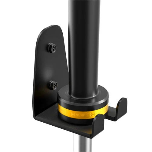 JNIHEEP Olympic Barbell Hanger,Garage Gym Bar Wall Rack,Vertical Barbell Mount Rack,Black Powder Coated,Space Saving Commercial or Home Gym Accessory,Holds Under 33mm Bar Size