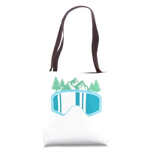 Freestyle Ski, Skiing Fan, Ski Slope, Ski Holiday Real Princess Wears Ski Boots, Skiing, Female Skier Tote Bag