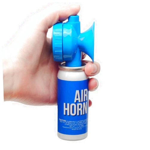 Xximuim Bear Horn Self Defense,1.4oz Loud Air Horn for Bears, 120dB Heard up to 1/2 Mile Away, Air Horns for Safety for Wild Animals, Bear Alarm Scare Bears for Survival, Hiking, Biking, Fishing, Climbing