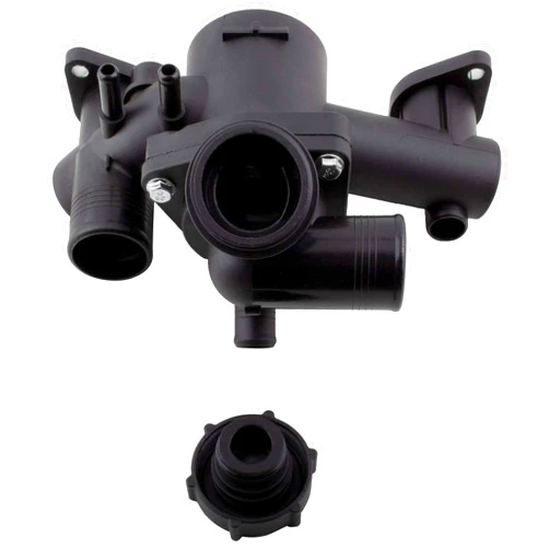 MYSMOT 902-903 Engine Coolant Thermostat Housing with Gasket for Ford Thunderbird Convertible 2003-2005 Lincoln LS Sedan 2003-2006 V8 3.9L, 3W4Z-8548-AD 3W4Z8548AD